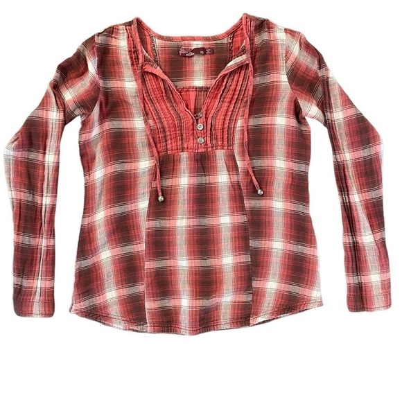 PrAna Red Francine Top, Size XS - Picture 3 of 9
